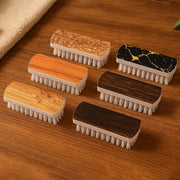 Laundry brush set featuring 6 heavy-duty nylon bristle brushes for tough stain removal