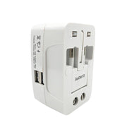 Back view of the Universal Travel Adapter with universal socket.