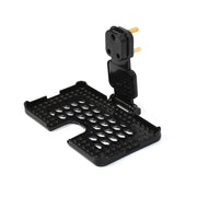 PHOBIA black wall holder stand effortlessly installed on a standard power socket.