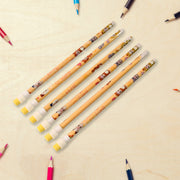 Close up of durable metal pencil box for kids stationery set