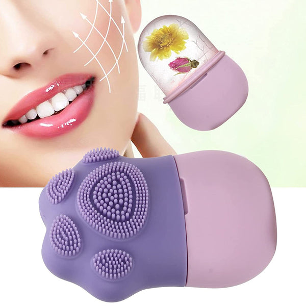 Non-Slip Silicone Ice Roller for Face for soothing skin care.
