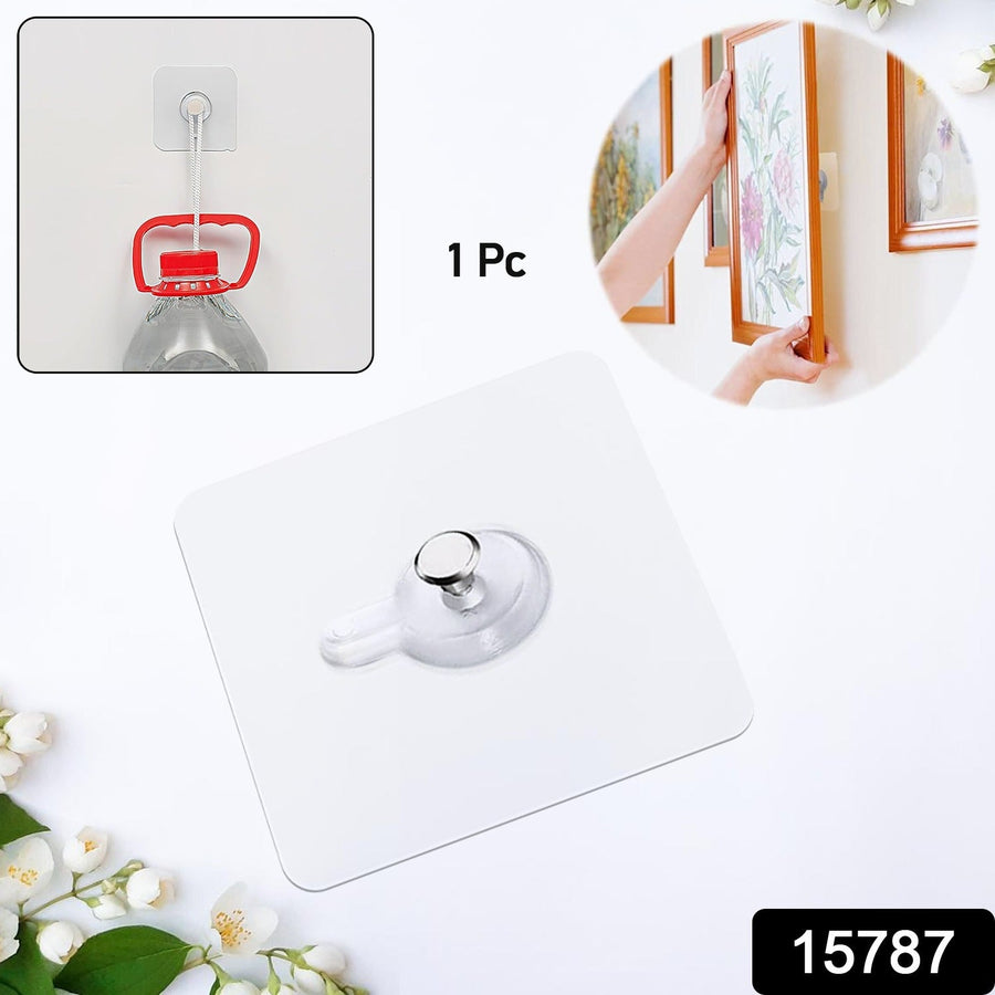 Adhesive Photo Frame Wall Hook – Strong, Damage-Free Hanging