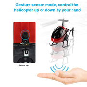 Front view of the Remote Control Helicopter, ready for automatic take-off and exciting aerial stunts.