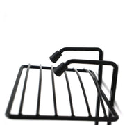 Elegant two-layer soap rack with a clean, functional design.
