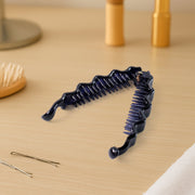 Plastic hair clamp with durable grip for various hairstyles