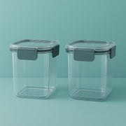 Empty Apex airtight food storage containers ready for use