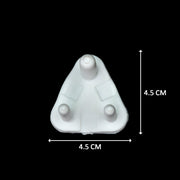 Velva Baby plug protector preventing access to an electrical outlet.