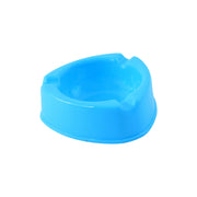 Plastic ashtray in modern indoor lounge setting