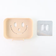 Minimalist self adhesive wall mounted soap dish tray