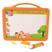 Children’s reversible whiteboard and chalkboard activity drawing board with accessories