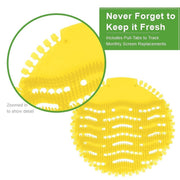 Anti-splash urinal screen mat made from flexible polymer for hygienic washroom maintenance