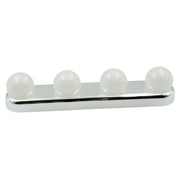 Side view of the portable cosmetic lighting kit, highlighting its slim design.