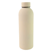 Thermal double-wall stainless steel water flask with vacuum insulation