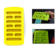 Ice trays stacked neatly in kitchen for storage