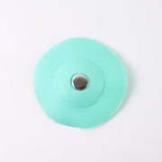 Light green silicone drain plug cover sealing kitchen sink drains effectively