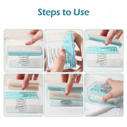 Soap dish and dispenser combination with efficient drainage system.