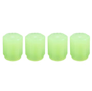 Light rim caps glowing for enhanced tire visibility