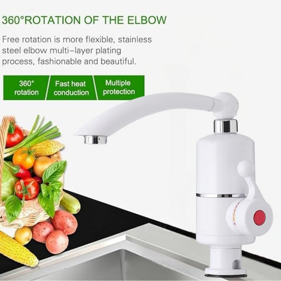 Electric Water Heater Faucet – Instant Hot Water & Safety