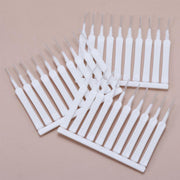 The shower head cleaning brush set displayed with a focus on its ergonomic handle.