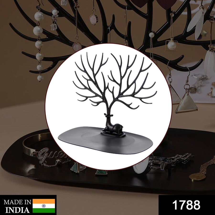Deer Shaped Jewellery Holder – Elegant Antler Tree Organizer
