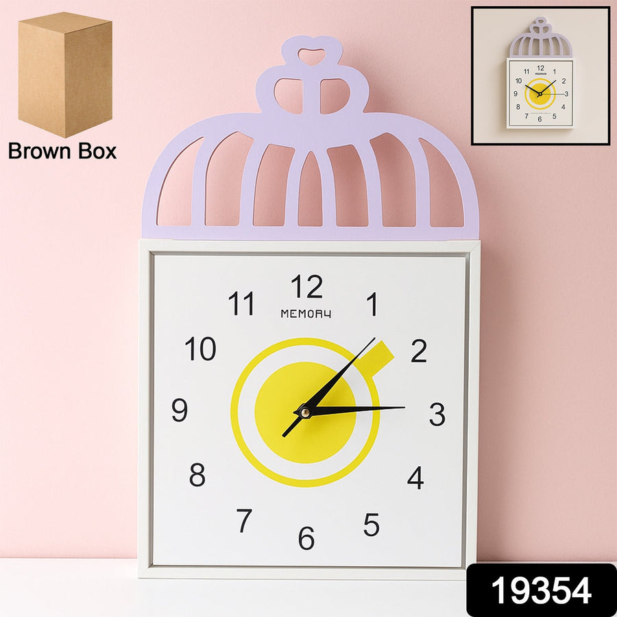 Square Wall Clock – Decorative Battery Operated Timepiece
