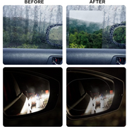 Size reference of anti-fog rearview mirror protective film for cars