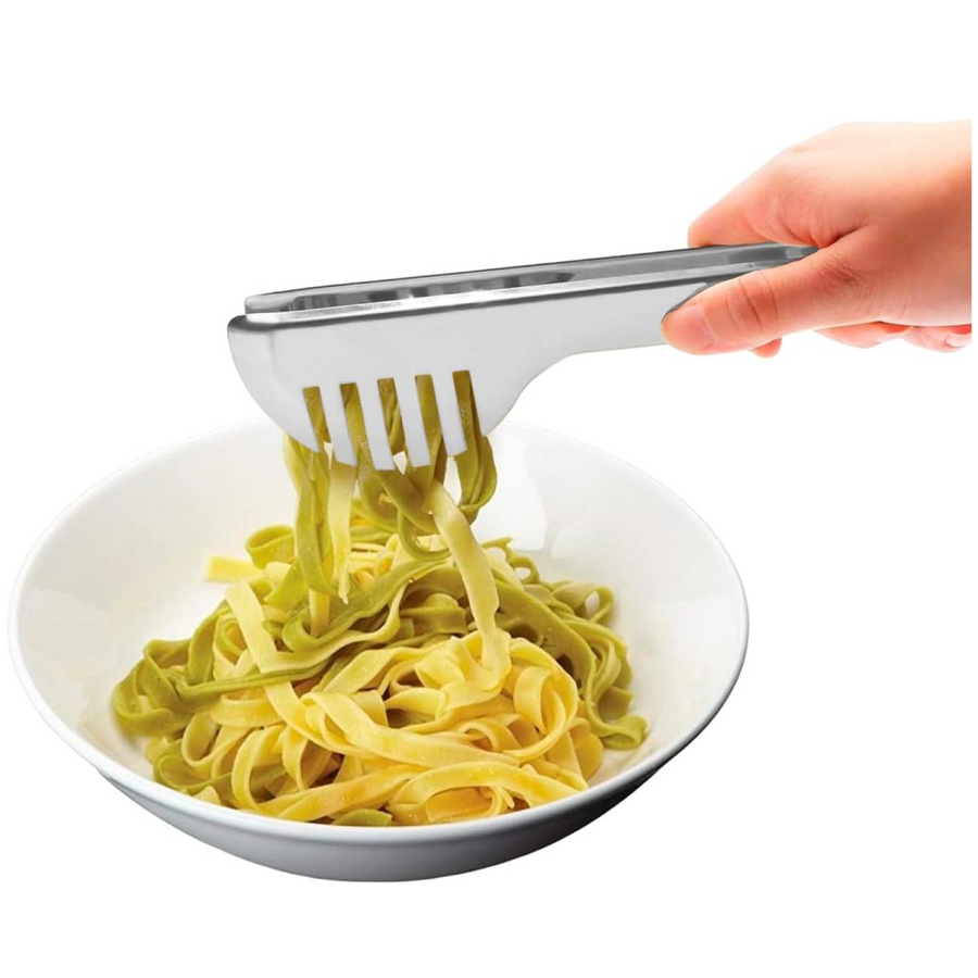 Stainless Steel Serving Tong – 2-in-1 Pasta & Salad Tool