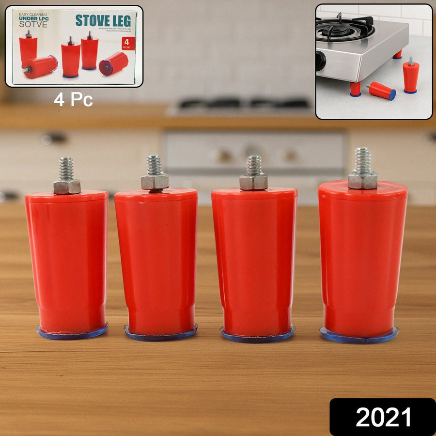 Gas Stove Legs – Heavy-Duty Universal Anti-Skid Support (4 Pc)