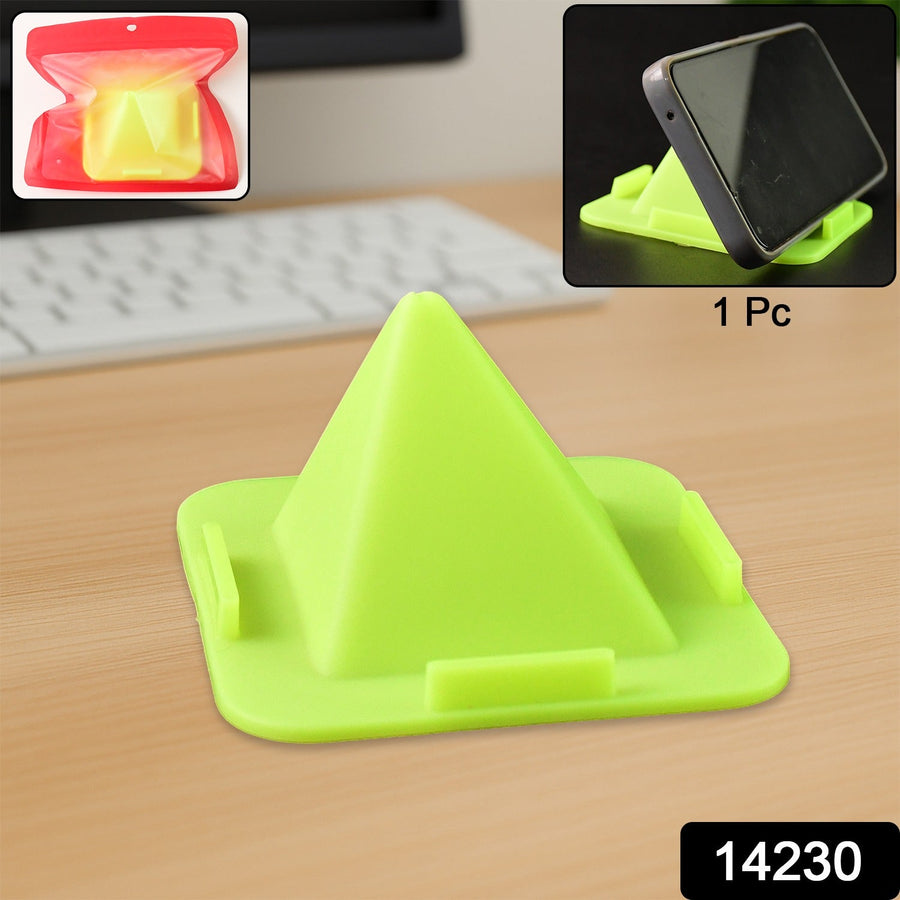 Pyramid Mobile Stand – Universal Four-Sided Phone Holder for Desk