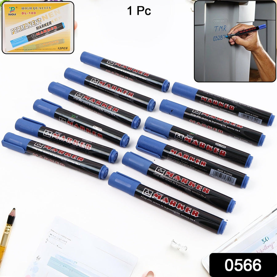 Whiteboard Marker Jumbo Tip – Blue Ink, Bold & Bright