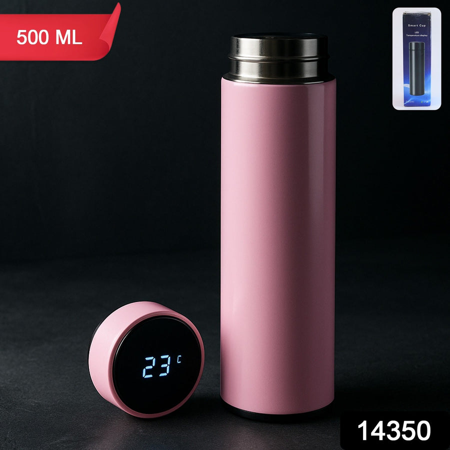 Smart Vacuum Insulated Water Bottle – LED Temperature Display 500ML