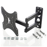 Heavy-duty full motion TV bracket with VESA plate