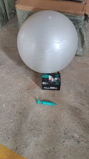 Various fitness exercises demonstrated on a 75CM stability gym ball