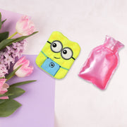 Lifestyle shot of the Minions hot water bag providing warmth and comfort.