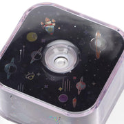 Starry night light projector and humidifier, ideal for a child's bedroom.