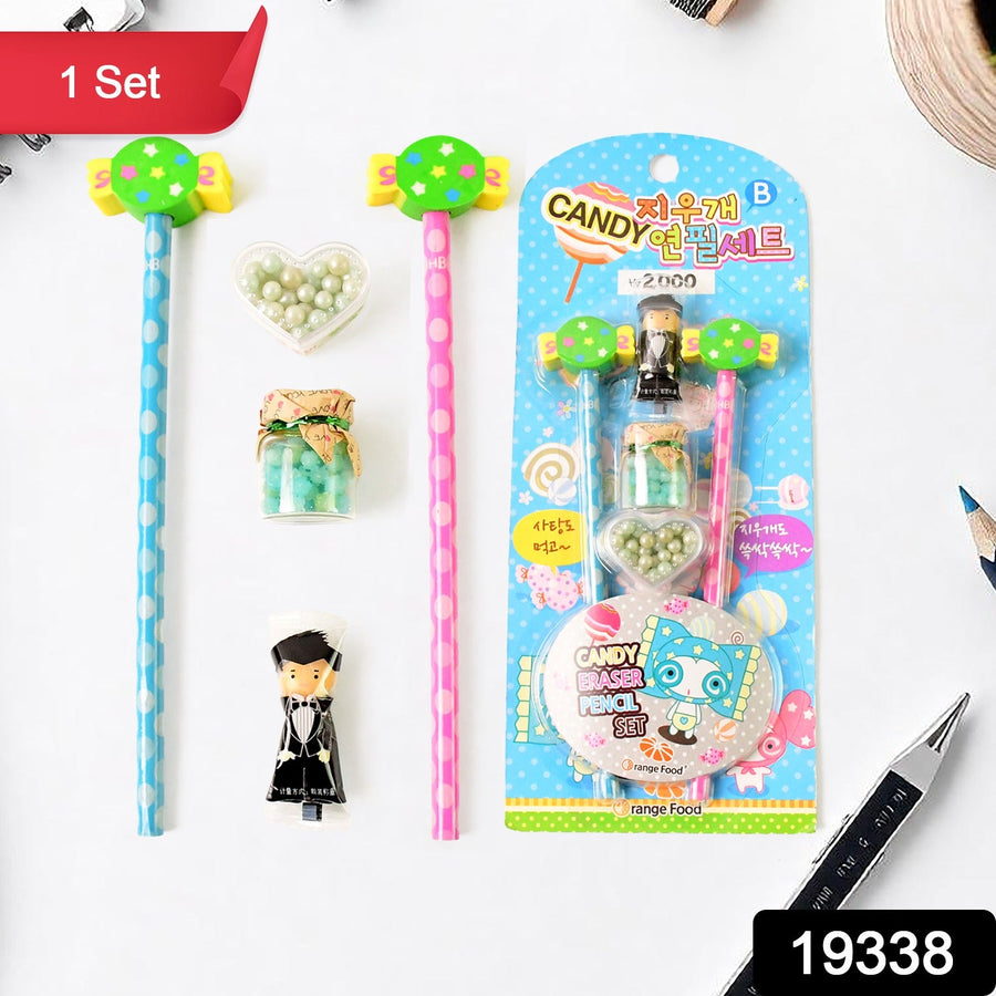 Candy-Themed Pencil Set – Fun Accessories for Kids’ Creativity