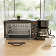 Control panel and knobs of the breakfast station appliance