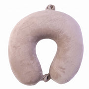Cosy U shape support pillow with smooth velvet cover
