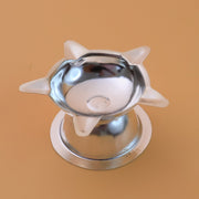 Lotus design stainless steel diya perfect for daily puja and festive rituals