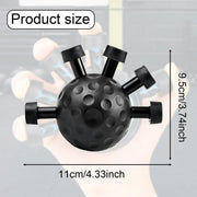 Multi-functional wrist exerciser and finger grip training tool.