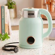 Everyday electric kettle for boiling water at home and office