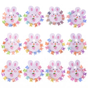 Mini Claw Hair Clips – 120-Piece Pastel Bear Set for Girls