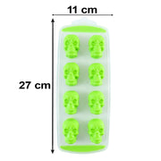 Reusable plastic ice tray with lid for spill free freezing