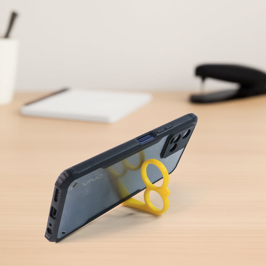 Hand Mobile Stand – Compact Plastic Phone Holder in Mix Colors