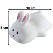 Soft silicone bunny lamp for kids night time comfort