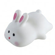 Rabbit shaped night light with warm LED for children's bedrooms