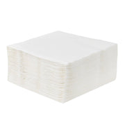 Smooth finish disposable paper napkins suitable for food handling.
