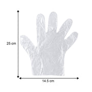 Single-use plastic gloves for household safety
