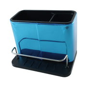 Rustproof sink organizer for scrubbers and cleaning items