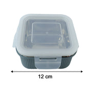 Square Stainless Steel Food Storage Container – 400ml Airtight